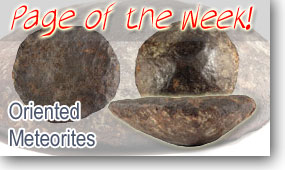 Oriented Meteorites