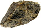 NWA 2286 (Olivine Diogenite) 2.57g Sliced Fragment with Crust (Probably paired with NWA 1877 & NWA 2629)