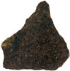 NWA 2624 (Ureilite) 2.10g Complete Slice with Pyroxene Megacryst